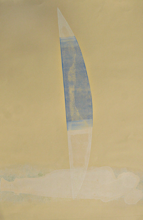 20 Sleeping Buddha Monoprint 41,5x65cm 2011
