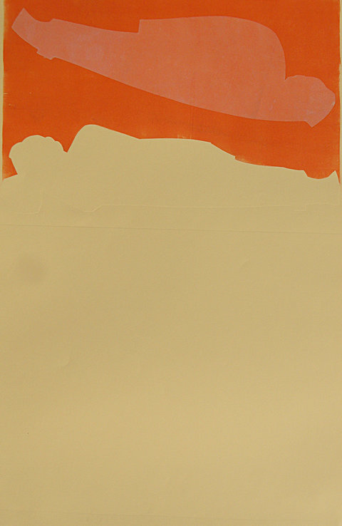 6 Sleeping Buddha Monoprint 41,5x65cm 2011