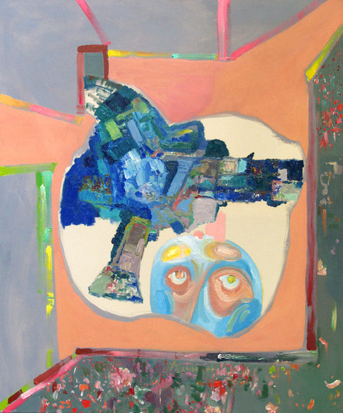 a4 TARGET-OF-MAN oil-on-canvas 100x90cm 2004