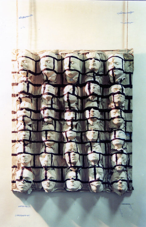 a2 SELFPORTRAIT plaster-and-canvas-145x128cm 2000