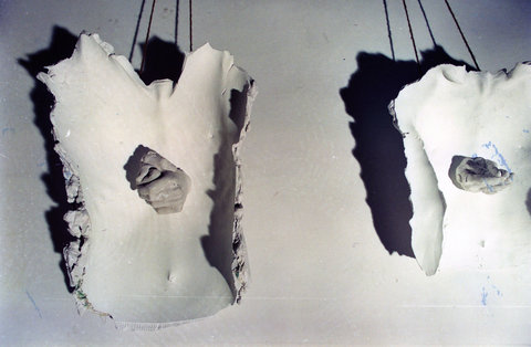 a3 SELFPORTRAIT plaster-50x35cm 2000