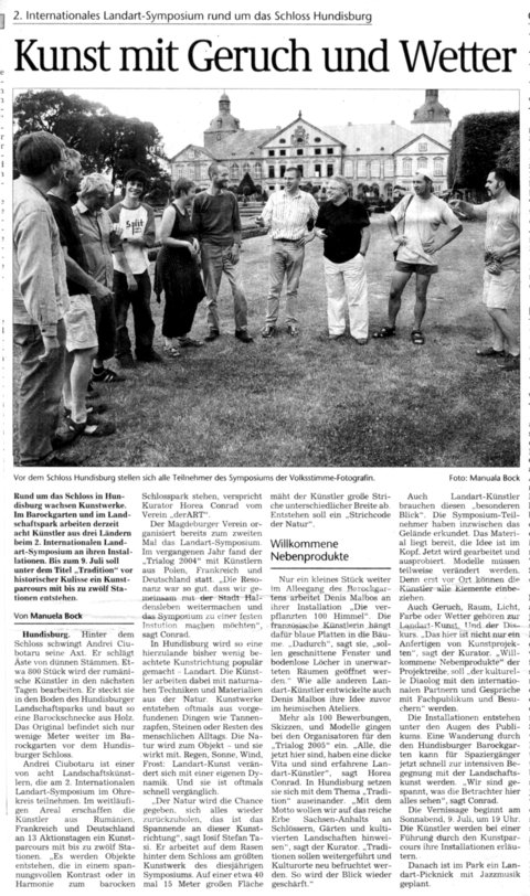 a9 symposium-press-review Volksstimme 01.07.2005