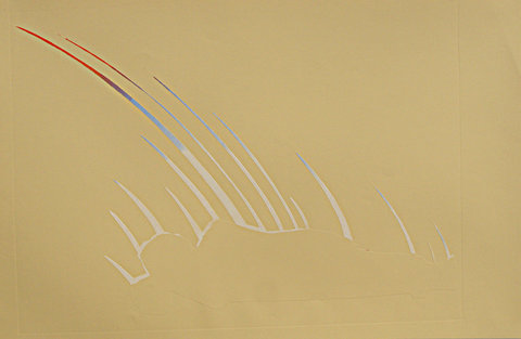14 Sleeping Buddha Monoprint 41,5x65cm 2011