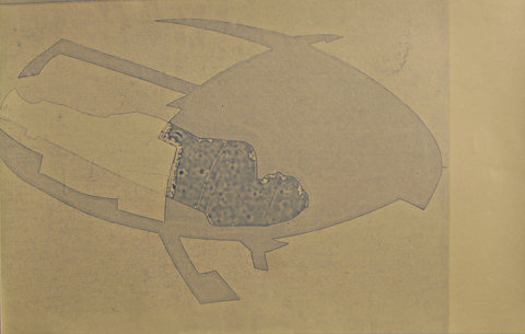 22 Sleeping Buddha Monoprint 41,5x65cm 2011