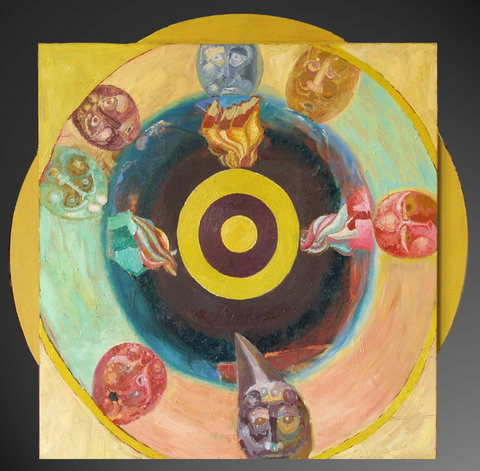 a3 TARGET-OF-MAN oil-on-canvas 100x100cm 2004