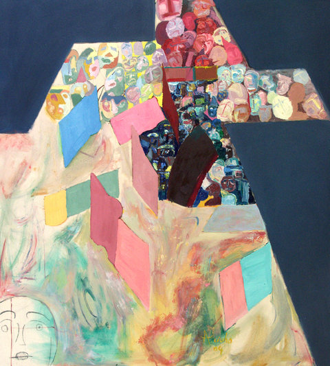 a5 TARGET-OF-MAN oil-on-canvas 100x90cm 2004
