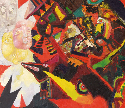 a7 TARGET-OF-MAN oil-on-canvas 60x70cm 2004