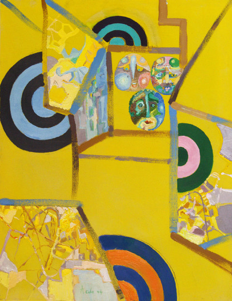 b1 TARGET-OF-MAN oil-on-canvas 76x60cm 2004